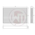 Competition Intercooler Core Wagner Tuning 640x410x65
