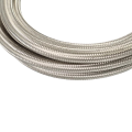 Mishimoto MMSBH-10180-CS Braided -10AN 15Ft. Hose Stainless        