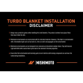 Mishimoto MMTB-WRX-15 Turbo Blanket for Subaru WRX 15-21        