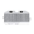 Mishimoto Subaru WRX STI Top Mount Intercooler Kit 2008+ Silver w/ Black Hoses