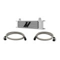 Mishimoto Universal 10 Row Oil Cooler Kit Silver