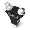 Nuke Performance Y-Block Adapter Fitting with 2x AN8 and 1x AN10