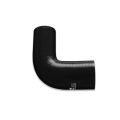 Silicone reducer elbow 90' 48/60mm Black