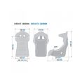 Sparco Circuit Carbon Lighter Seat FIA Approved 8855-1999