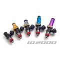 Zestaw 4 wtryskiwaczy paliwa Injector Dynamics 2000cc/min, Honda B, D, H, F  Ser. 88-01 / Infiniti SR20 91-01 / Nissan 200SX S13 S14 S15 SR20DET / Toyota MR-2 3S-GTE 90-96 / 11mm (blue)