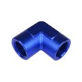 1/8 NPT 90' Nypel adapter żeńsko-żeński Niebieski-1