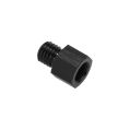 1/8 NPT - M10x1.5 Końcowka prosta adapter redukcyjny żeńsko - męski Czarny-1