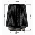 FMIC.Pro cone air filter length 100mm diameter 100mm-7