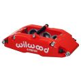 Wilwood 120-13383 Billet Narrow Superlite Lug Mount Caliper Left 6 Pistons Red-1