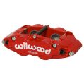 Wilwood 120-14438 FNSL4R - Dust Seal Universal Radial Mount Caliper 4 Pistons Red-1