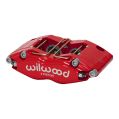 Wilwood 120-14697 Dynapro DS Universal Radial Mount Caliper 4 Pistons Red-1