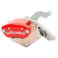 Wilwood 120-15353 MC4 Mechanical Floating Mount Caliper Right 1 Piston Red-1