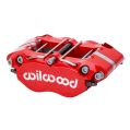 Wilwood 120-16687 Narrow Dynapro-P Universal Radial Mount Caliper 4 Pistons Red-1