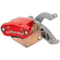 Wilwood 120-17143 MC4 Mechanical Floating Mount Caliper Right 1 Piston Red-1