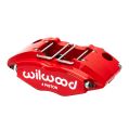 Wilwood 120-8727 Powerlite Universal Radial Mount Caliper 4 Pistons Red-1