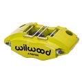 Wilwood 120-8729 Powerlite Universal Radial Mount Caliper 4 Pistons Yellow-1