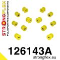 126143A: Zestaw tulei zawieszenia tylnego SPORT Mitsubishi Lancer EVO 7/8/9-1