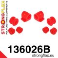 136026B: Zestaw poliuretanowy stabilizatora przedniego Opel Astra F-1