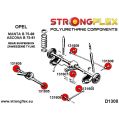136157B: Zestaw poliuretanowy zawieszenia przedniego i tylnego Opel Ascona B-3