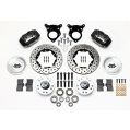 Wilwood 140-11018 Forged Dynalite Pro Series Front Brake Kit Drilled Black 11.00 for Ford Mustang 1984-1993-2