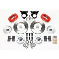 Wilwood 140-11018 Forged Dynalite Pro Series Front Brake Kit Red 11.00 for Ford Mustang 1984-1993-2