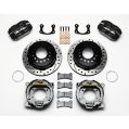 Wilwood 140-11403 Forged Dynapro Low-Profile Rear Parking Brake Kit Drilled and Slotted Rotors Polished-2