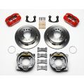 Wilwood 140-11403 Forged Dynapro Low-Profile Rear Parking Brake Kit Red-2