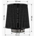 FMIC.Pro cone air filter length 150mm diameter 100mm-7
