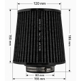 FMIC.Pro cone air filter length 150mm diameter 100mm-7