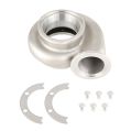 Turbo housing JRspec GT35 / GTX35 Stainless Dual V-band TH A/R  .82 turbo housing-2