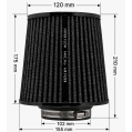 FMIC.Pro cone air filter length 175mm diameter 100mm-7