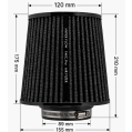 FMIC.Pro cone air filter length 175mm diameter 76mm-7