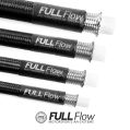 Black Nylon PTFE Stainless Braided Fuel Hose AN6 Nuke Performance 2m (6.5ft)-2
