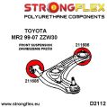 211685A: Tuleja wahacza przedniego przednia SPORT Toyota MR2 ZZW30-2