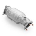 Downpipe for Audi A6 C8 Avant Quattro / S6 2.0 TFSI with Silencer in Heat Shield-2
