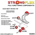 221088A: Tuleja stabilizatora przedniego SPORT Audi A3-7