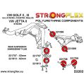 221707A: Tuleja belki tylnej 52mm SPORT Volkswagen VW Jetta 2-4