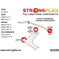 221950A: Front rear stabilizer bush SPORT for Audi A3 TT Cupra Seat Ibiza Leon Skoda Fabia Octavia VW Golf-3