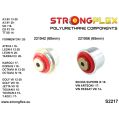 226228A: Full suspension bush kit SPORT for Audi Cupra Seat Skoda Volkswagen FWD-5