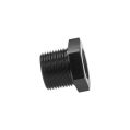 3/4 NPT - 3/8 NPT Nypel adapter redukcyjny prosty męsko-żeński Czarny-1
