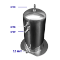 SURGE TANK (SWIRL POT) 2.5L  8mm/12mm FITTINGS-1