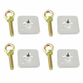 Harness Eye Bolt and Plate Set FMIC.Pro 65 × 65 mm FIA 7/16