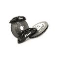 RacingLine Stage 2 Evo Big Brake Kit Black 345mm 4 Pot for Audi A3 S3 8P VW Golf MK5 MK6 R32 EA888 EA113-1