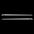 Racingline Door Decals Long Silver for Audi A4 A5 A6 VW Passat Arteon-1