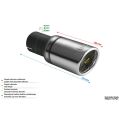 Universal Exhaust Tail Pipe Muffler Tip round 70mm lenght 120mm mounting diameter 45mm-2