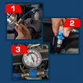 CarFix 5in1 A/C Refill for R1234yf 235ml + YF Hose with Pressure Gauge-2