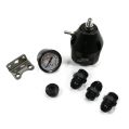 DeatschWerks DWR2000 AFPR Pressure Gauge 10AN FIttings Anodized Black-1