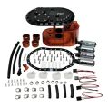 DeatschWerks 2.0L Fuel Cell Surge Tank with 4 DW300 Fuel Pumps-1
