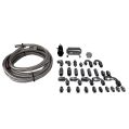 DeatschWerks X3 Series Pump Hanger -8AN feed with -6AN return CPE Plumbing Kit for 1999-2004 Ford F-150 Lightning-1