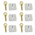 Harness Eye Bolt and Plate Set FMIC.Pro 65 × 65 mm FIA 7/16